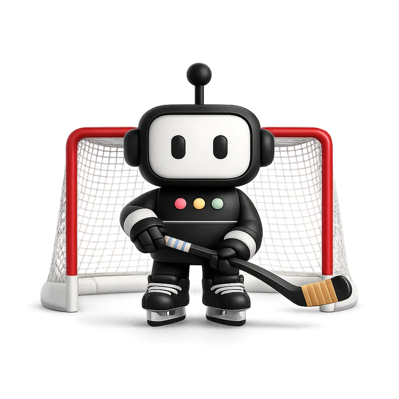 Tinybot hockey goalie